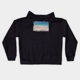 Grand Turk - calm ocean, azure sea Kids Hoodie